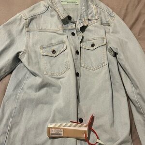 Off-White Bleach Denim Shirt